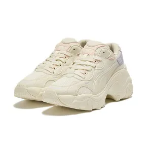 【40%OFF】PUMA Pulsar Wedge Mesh(Frosted Ivory-Spring Lavender-Rosebay)(プーマ パルサー ウェッジ メッシュ)【レディース】【スニーカー ローカット 厚底 クッション性】【24FW】