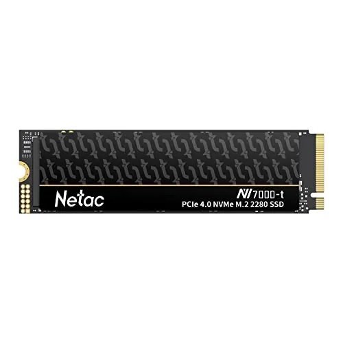 Netac SSD 1TB M.2 PCIe Gen4×4 NVMe (ヒートシンク付き) 最大7300MB/s SLCキャッシュ技術 内蔵SSD PS5確認済み 2280 3D NAND採用 LDPCエラー訂正 デスクトップ ノートパソコンに適用 TBW