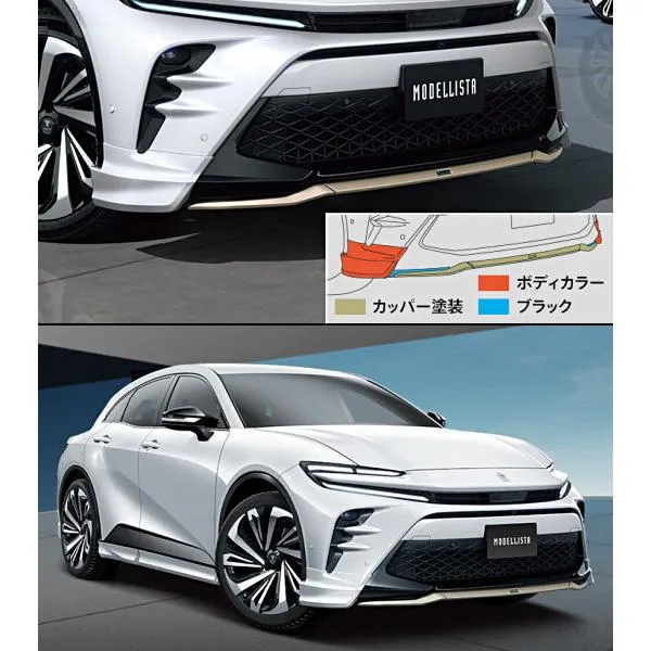 クラウンスポーツ AZSH36/37 Impressive Elegance（インプレッシブエレガンス）【未塗装】 フロントスポイラー/MSD41-30004-NP※車体番号連絡必須 モデリスタ