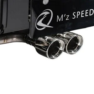 【エントリーでポイント10倍】M'z SPEED CROSS LINE Exhaust System スズキ ジムニーシエラ 3BA-JB74W用 センター2本出し（2921-0145）【マフラー】【自動車パーツ】エムズスピード クロスライン エキゾー
