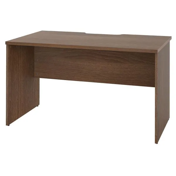 【車上渡し】アール・エフ・ヤマカワ プラン 木製デスク W1200×D700 ウォルナット×ウォルナット脚 (重量：29.1kg) RFPD-1270DM-DL