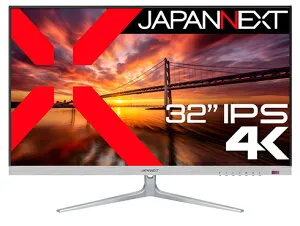 JAPANNEXT JN-IPS321UHD 液晶ディスプレイ 32型/ 3840×2160/ DP×2、HDMI×2/ ブラック/ スピーカー有/ 2年保証