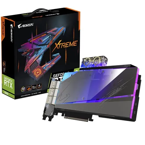 Gigabyte AORUS GeForce RTX 3080 XTREME WATERFORCE WB 10GB Graphics Card