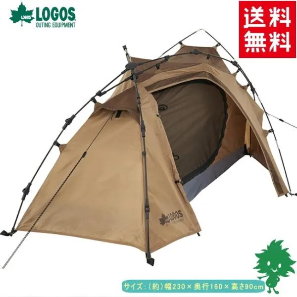 地震対策 LOGOS/ロゴス テント neos Q-TOP リバイバルSOLO DOME-BJ 71805555 ソロキャンプ ソロテント ワンタッチテント ライダーズテント 防災 災害 地震対策