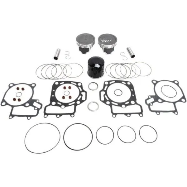 【USA在庫あり】 0903-1400 WSM トップエンド補修キット 1mmオーバーサイズ 05年-11年 カワサキ KVF 750 Brute Force 4x4 HD店