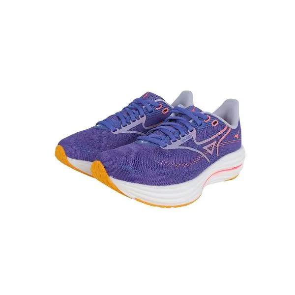 ミズノ（MIZUNO）（レディース）ランニングシューズ ジョギングシューズ ウエーブライダー29 SW パープル ホワイト J1GD250627