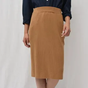 three dots(スリードッツ)AH301Y モイストリブ タイトスカート レデイース 正規品 レディース