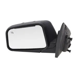 Motoforti Fordに対応エッジ08-10用の左ドライバーサイドドアミラー交換品 サイドビューミラーアセンブリ パワーヒーター付き 手動折りたたみ プライマーグレー No.FO1320469