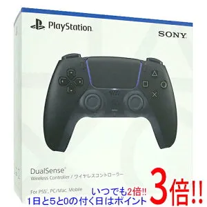 【いつでも2倍！1日と5.0のつく日、18日は3倍！】SONY ワイヤレスコントローラー DualSense CFI-ZCT2J01 ミッドナイト ブラック
