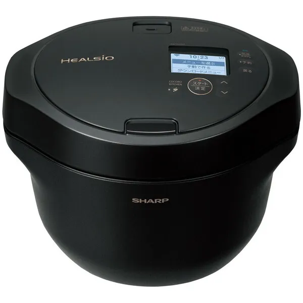 SHARP KN-HW24H-B プレミアムブラック ヘルシオ ホットクック [水なし自動調理鍋 (2.4L)]