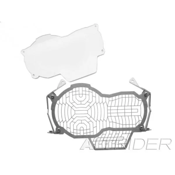 AltRider アルトライダー Headlight Guard Dual-Lens Kit カラー：Silver R1200 GS Exclusive Water Cooled Rallye R1200GSW BMW ヘッドライトガード 外装