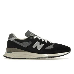 New Balance ニューバランス メンズ スニーカー 【New Balance 998 MiUSA Black Silver】 サイズ US_5.5(23.5cm) Black/Silver