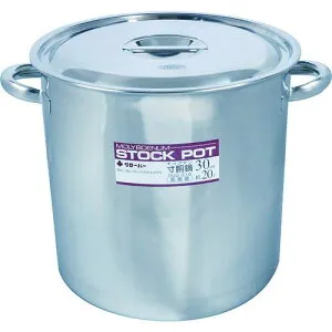 ■SUGICO モリブデン入ステンレス寸胴鍋 φ300×H300 20.0L〔品番:MD30〕【1335677:0】[送料別途見積り][掲外取寄][店頭受取不可]