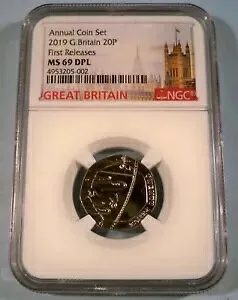 2019 イギリス NGC MS 69 DPL 20 ペンス 20P ディープ プルーフ ライク