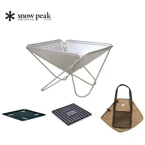 スノーピーク 焚火台L スターターセット （5～6人用） SET-112S スノーピーク たき火 七輪 キャンプ 大型便A