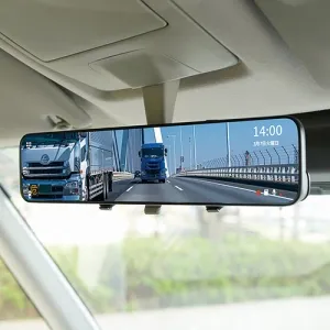 11.88インチデジタルミラー型ドライブレコーダー 128GBSDカード/GPSアンテナ/駐車監視用ケーブル付属 IDR-07SDG-PC2