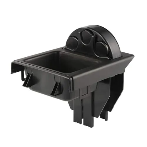 車用カップホルダー 追加 Compatible With For 320i 330xi 2001 2002 2003 2004 2005 51168217957 51168217955 51168248504 フロントセンターコンソール収納ボックス コイン