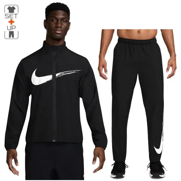 ナイキ トレーニングウェア メンズ 上下 ジャージ NIKE Dri-FIT 長袖ジャケット ロングパンツ セットアップ 薄手 クロスジャージ /HV0395-HV0391-010