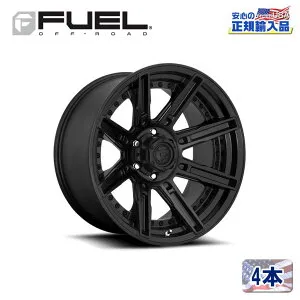 【FUEL OFFROAD（フューエルオフロード）正規輸入総代理店】20インチアルミホイール 4本汎用 D709 ROGUE ローグ マットブラック20×10 8H 180 -18 CB124.2