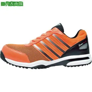 ■XEBEC 85132 セフティシューズ 250 オレンジ〔品番:8513282250〕【7942494:0】[店頭受取不可]