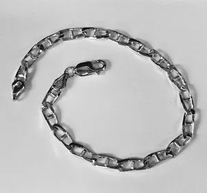 【送料無料】18K ホワイト ゴールド アンカー マリナー チェーン 約22cm 約4mm 約14.5g ネックレス ブレスレット JOERODEO【JACOB＆CO ジェイコブ アンド コー/Aqua Master アクアマスター/Joe Rodeo ジョー