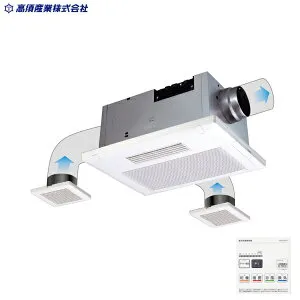 BF-533SJF 高須産業 TAKASU 浴室換気乾燥暖房機 BF-SJシリーズ 3室換気 ローコストタイプ 24時間換気対応 AC100V 送料無料[]