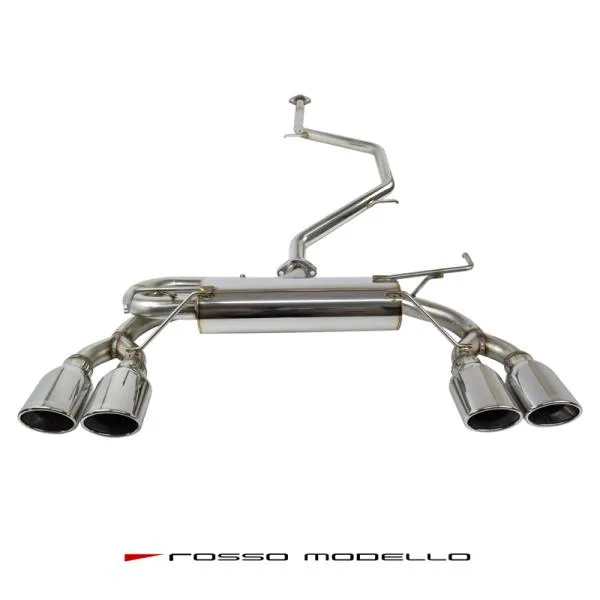 通常価格￥133,650 DUALIST EX-FOUR 新型 プリウス 6AA-MXWH60 2WD オーバルテール 4本出し ロッソモデロ