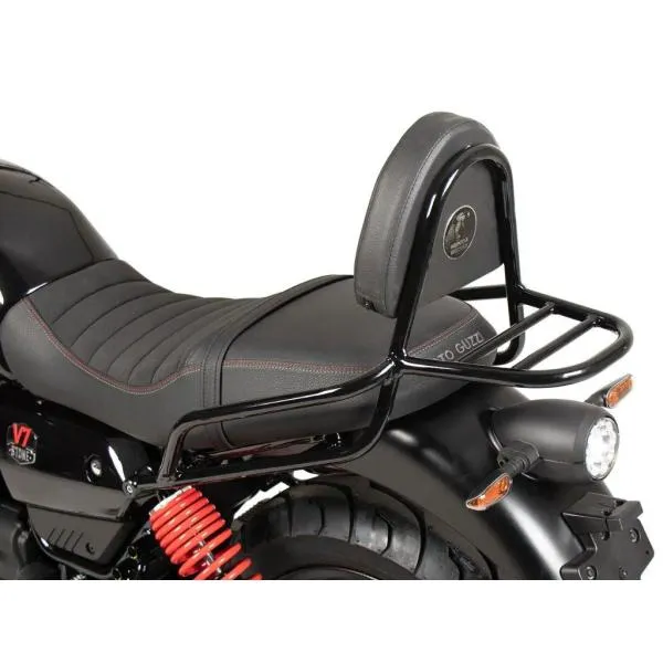 HEPCO＆BECKER ヘプコ＆ベッカー シーシーバー with リアキャリア 表皮カラー：ブラック V7 Special Stone Centenario Edition (850 ccm MOTOGUZZI モトグッチ