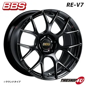 【最大P25倍】 18インチ BBS RE-V7 RE-V7016 18x7.5 5/100 +48 ブラック 鍛造 軽量 新品 1本価格 BBS正規品 スバル BRZ（ZC6 STIスポーツ除く） / トヨタ 86（ZN8）