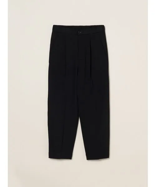 three dots/スリードッツ Men's wool fleece pants black S