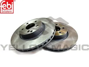 【Febi bilstein】 フロントコーテッドブレーキディスクセット [Benz,ベンツ,Eクラス,W212 / 0004211212,2044210812,30551]