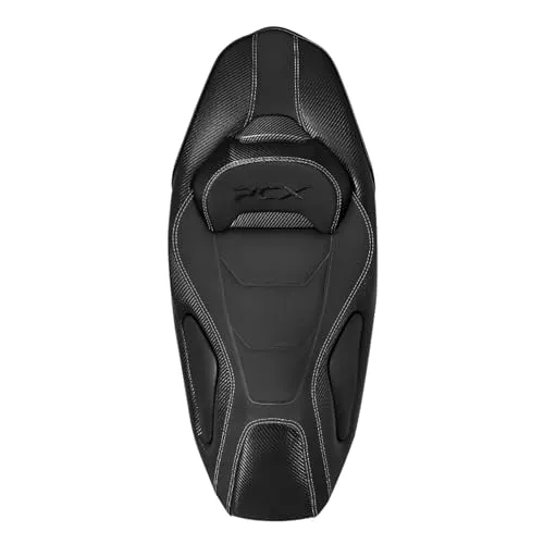 Yoothi 互換品 PCX125 PCX150 PCX160 2025専用 ローダウンシート バックレスト付き カスタムシート シート高さ2cm下げ 交換品 ブラック 2025年モデル対応 (ブラック2)