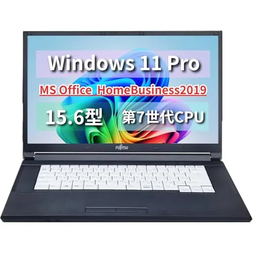 【整備済み品】ノートPC LIFEBOOK A577 /15.6型/ 第7世代 i5-7200U/Win11 Pro/MS Office H&B 2019 /wajunのWIFI/Bluetooth/HDMI/DVD/16GB/256GB SSD