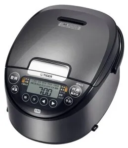 タイガー魔法瓶(TIGER)炊飯器5合IH式炊きたて遠赤3層土鍋コート釜粒立ち保温お手入れ簡単パンメニューダークグレーJPW-X100HD