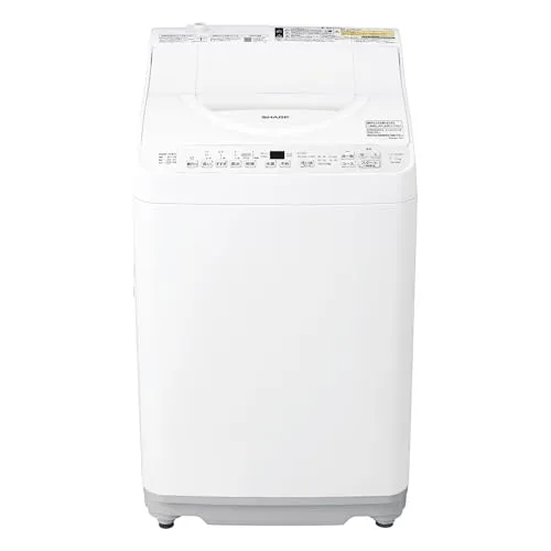 シャープ 洗濯乾燥機 洗濯6.5㎏ 乾燥3.5㎏ 1人暮らし ヒーター乾燥 サイクロン洗浄 穴なし槽だから清潔＆節水 自動槽洗い 槽乾燥 槽洗浄 槽クリーンコース 槽の樹脂抗菌・防カビ加工 ESTX6KW ホワイト