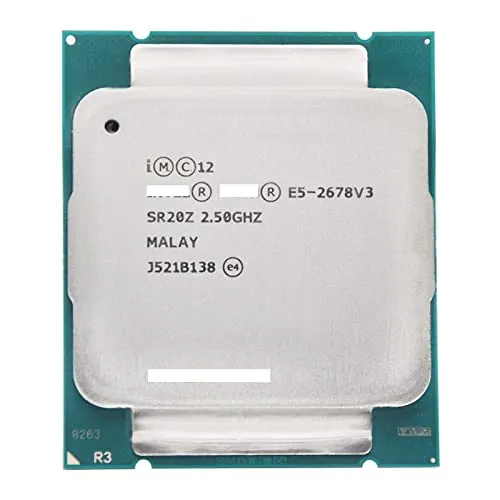 プロセッサ E5 2678 V3 E5-2678 V3 2678V3 CPU 2.5G サーブ CPU LGA 2011-3 PC デスクトップ プロセッサ CPU X99 マザーボード用