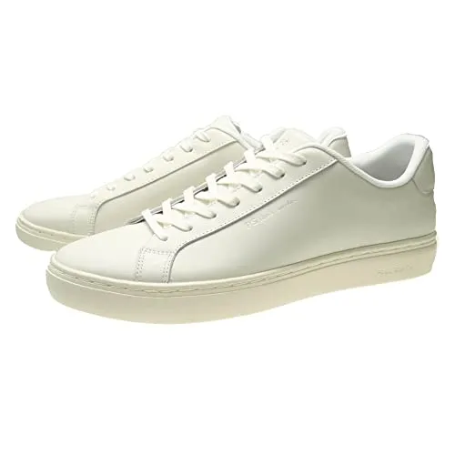 [ポールスミス] REX レックス JLEA REX57 メンズレザースニーカー ストライプ ホワイト WHITE ローカット (measurement_27_point_0_centimeters) [並行輸入品]