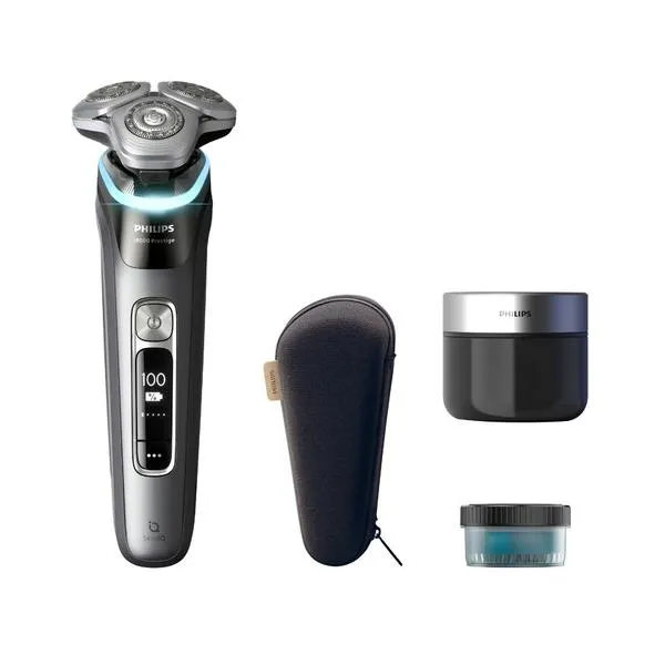 PHILIPS XP9202／20 シェーバー i9000プレステージ 回転刃 自動洗浄器付 ダークグレイ