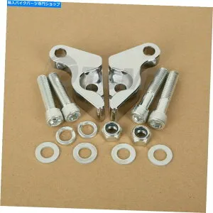 クロームパーツ 1 ハーレーVrod vrodの夜のロッドのためのクロムショック低減キット 1 Chrome Shock Lowering Kit For Harley VROD V-Rod Night Rod Special Street Rod【並行輸入品】