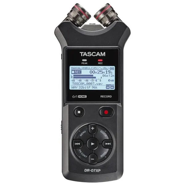 TASCAM(タスカム) DR-07XP A-B/X-Y可動式マイク搭載 32ビットフロート録音対応 ステレオポータブルレコーダー USB Type-C対応