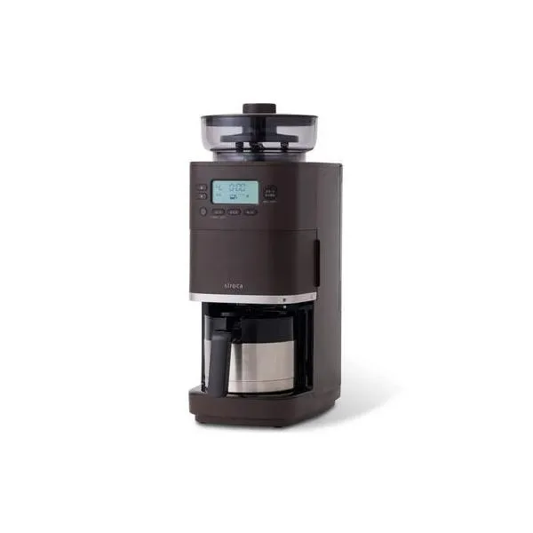 シロカ(siroca) コーン式全自動コーヒーメーカー カフェばこ PRO SC-C281-TD