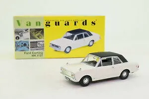 【送料無料】ホビー 模型車 車 レーシングカー フォードvanguards va04100; ford cortina mkii gt; hermine noir et blanc; excellent boxed