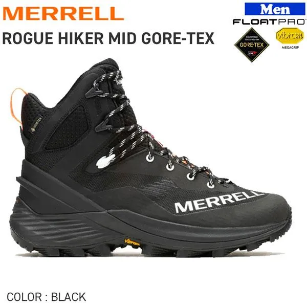 登山 トレッキング 靴 MERREL メレル ROGUE HIKER MID GORE-TEX ローグハイカーミッドゴアテックス ゴアテックス ミッドカット