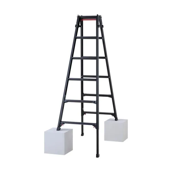 ハセガワ ハシゴ兼用伸縮脚立 ブラックレーベル RYZB-18a 10911 RYZB18A 工事 照明用品 はしご 脚立 脚立 代引不可