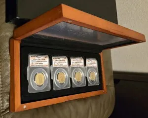 2010-S 大統領記念 1ドル プルーフセット PR70 DCAM 初版 ANACS & BOX 604 of 1849