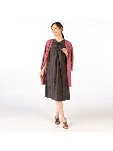 【SALE／58%OFF】ニンフィアニッロングカーディガン SCAPA スキャパ トップス ニット ブラック グレー ピンク【RBA_E】【送料無料】[Rakuten Fashion]