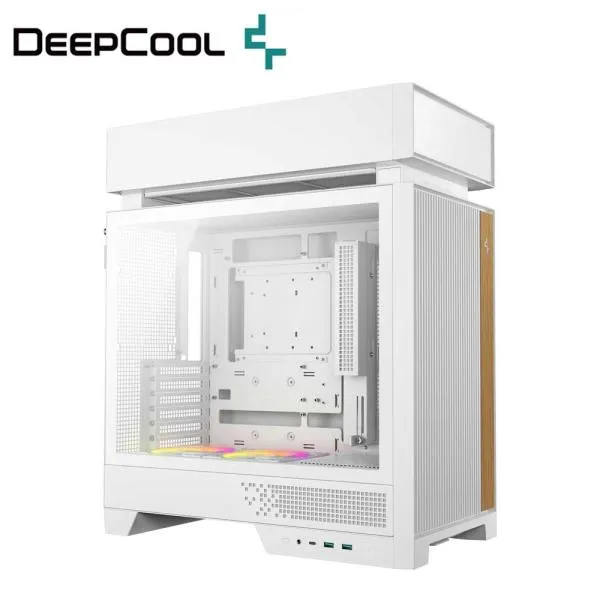 DeepCool｜ディープクール Mini-ITX / Micro-ATX / ATX対応 ミドルタワー型PCケース CL660 WH(ホワイト) R-CL660-WHNNA0-G-1 返品種別B