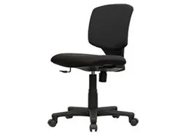 サリダチェア 肘なし YL2-BL [ブラック]