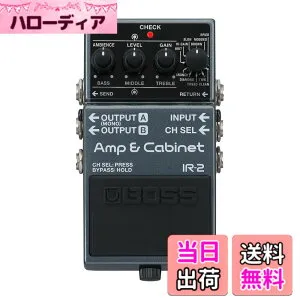 【送料無料】BOSS/IR-2 Amp & Cabinet アンプシミュレーター キャビネットIRローダー ボス IR2 色：ブラック///ホワイト