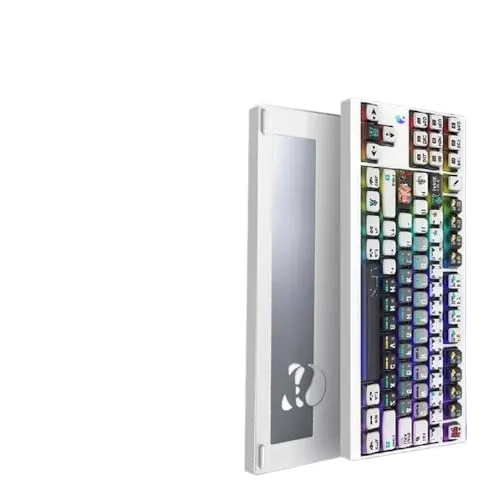 Metaphyuni PD87M Pro Mechanical Keyboard Wireless Tri Mode with Aluminum Case Cushion Design Hot Swappable Gamingキーボードと複数のデバイスと互